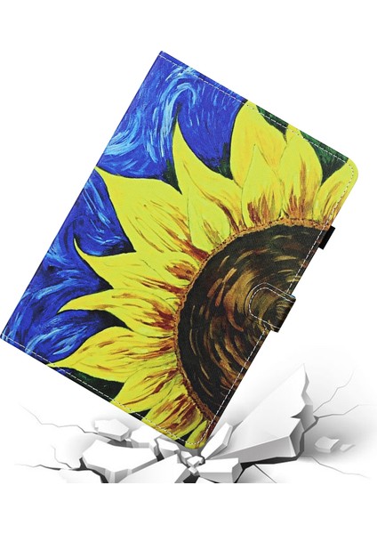iPad Mini 2024 / Mini 6 Için Renkli Çizim Deri Kılıf (Yurt Dışından)