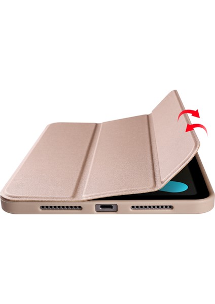 iPad Mini 6 / Mini 2024 Için Tpu + Pu Deri Kılıf (Yurt Dışından)