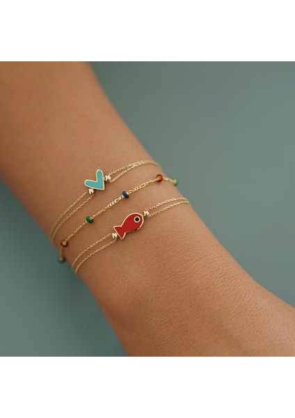 Kırmızı Balık Altın Bileklik fiyatları