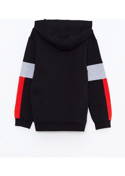 Lcw Kids Siyah Kapüşonlu Baskılı Uzun Kollu Erkek Çocuk Sweatshirt fiyatları