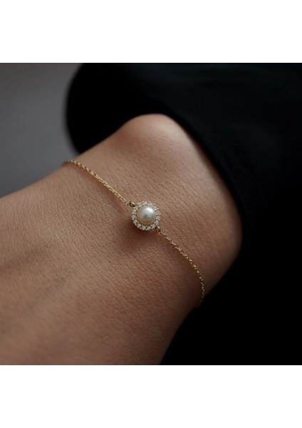 Mini Inci Altın Bileklik