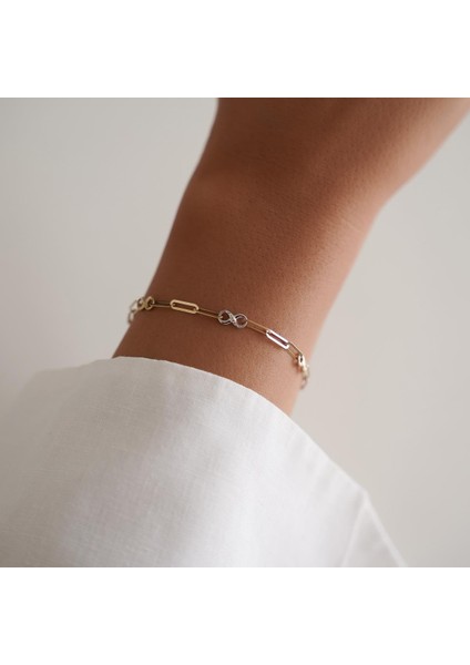 Ataş Zincirli Sonsuzluk Altın Bileklik fiyatları