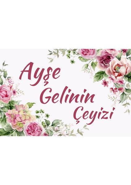 Çeyiz Koli & Kutu Etiketi A4 10 Adet