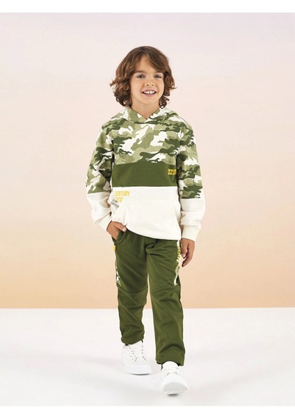 Lcw Kids Yeşil Kapüşonlu Baskılı Uzun Kollu Erkek Çocuk Sweatshirt fiyatları