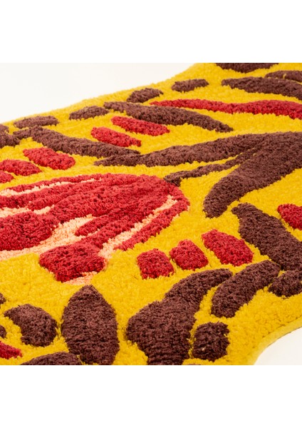 Punjab Pamuk %100 Pamuk Banyo Paspası 70x120 Cm Mango