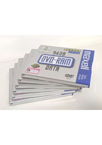 Dvd-Ram 9.4gb Data 240MIN Tip-4 Çift Taraflı Yeniden Yazılabilir