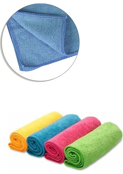 Mikrofiber Temizlik Bezi Seti - 30 x 40 cm 4 Adet