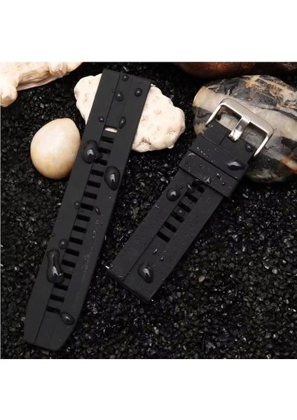 Huawei Gt5/gt4/gt3/gt2 - 46MM (22MM) Uyumlu Tokalı Silikon Kordon Kayış fiyatları