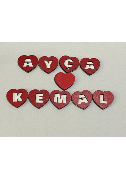 KIRMIZI KALPLİ HARFLİ MAGNET
