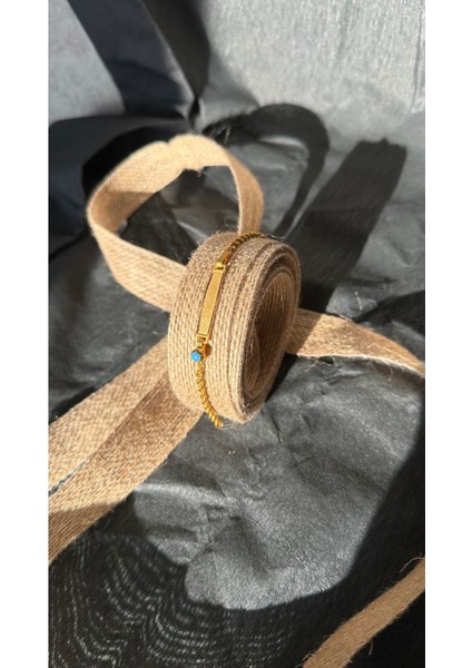 Unisex Bebek Künyesi Altın Bileklik