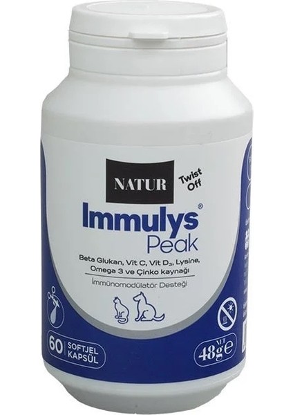 Immulys Peak 60 Soft Jel Kapsül