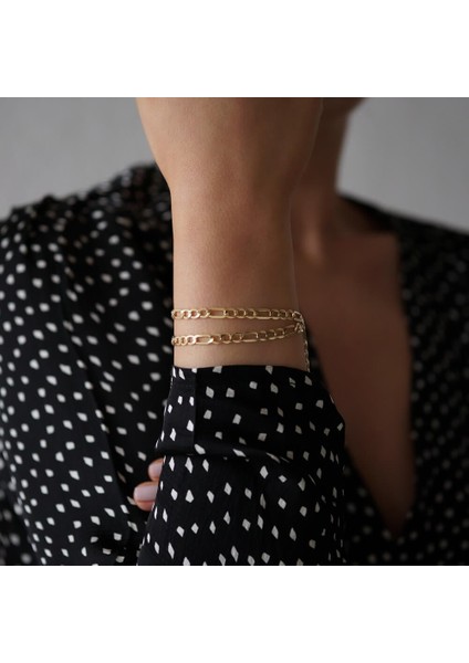 Figaro Zincir Altın Bileklik