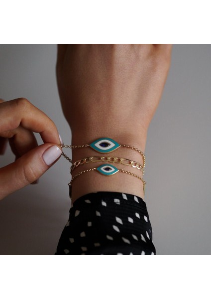 Figaro Zincir Altın Bileklik modelleri