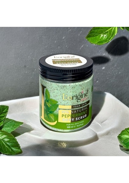 Yeşil Nane Özlü Vücut Body Peeling 500 ml