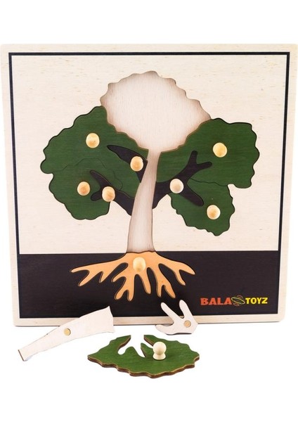 Montessori Ağaç Puzzle