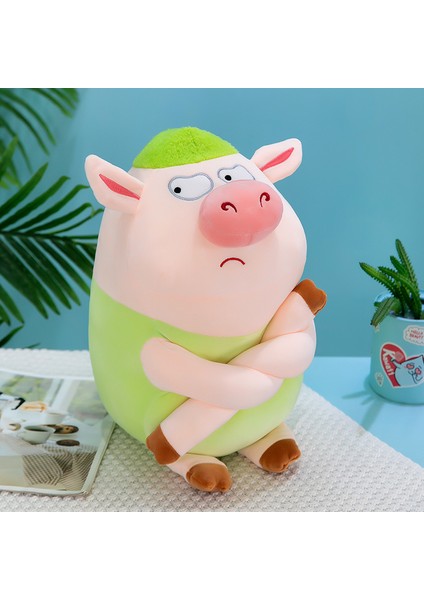 Domuz Peluş Oyuncak Çocuk Doğum Günü Hediyesi Bebek Yastık Minder Bebek 65CM (Yurt Dışından)