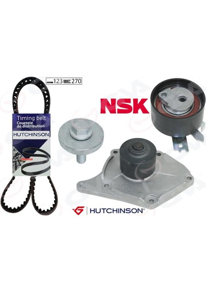 Su Pompalı Trıger Setı 123 Dıs 27MM Clıo Iı 01 06 Megane Iı 04 Kango 01 Mıcra Iıı 04 Duster 10 1.5 Dcı K9K Euro 3 Euro 4