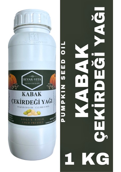 Kabak Çekirdeği Yağı 1 kg - Beyarvita