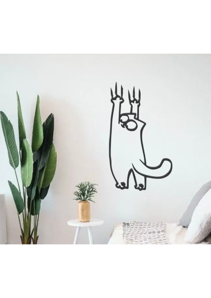 Tırmanan Kedi 3D Baskı Duvar Süsü fiyatları