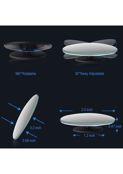 Araç Kör Nokta Aynası 2 li Tüm Araçlara Uyumlu Geniş Açılı Dikiz Aynası fırsatları