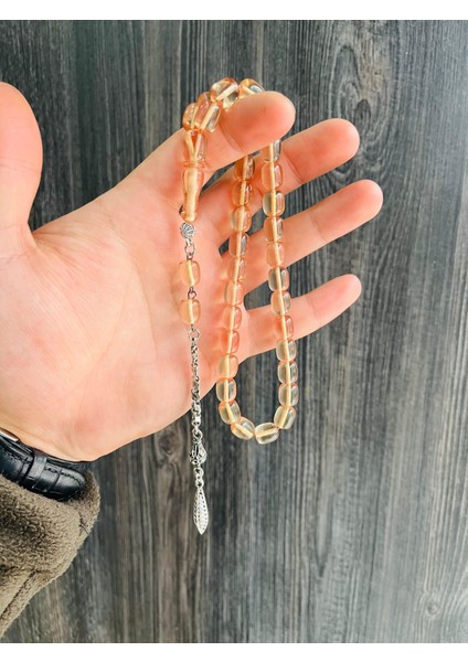 Ateş Kehribarı Yedekli Tesbih