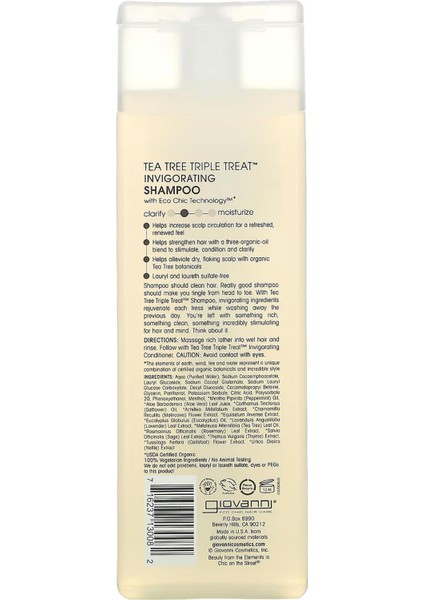 Tea Tree Triple Treat Canlandırıcı Şampuan 250ML