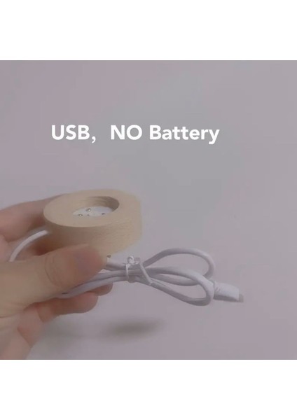 3D LED Işıklı Ahşap Standlı Yağmurlu Bulut Temalı Cam Küre Lamba Kar Küresi Usb'li