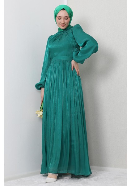 Biray Tesettür Elbise Yeşil fiyatları