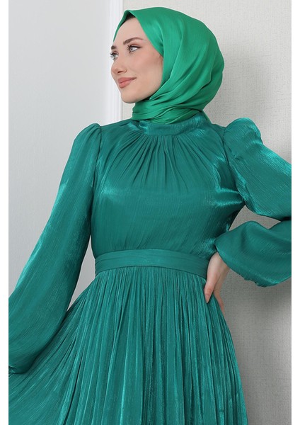 Biray Tesettür Elbise Yeşil indirimleri