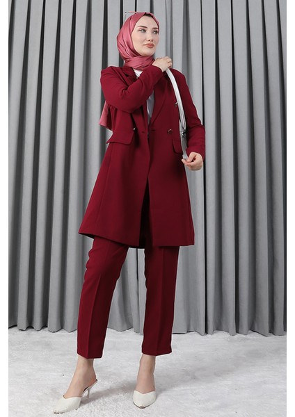 Blazer Ceket Takım Vişne fiyatları