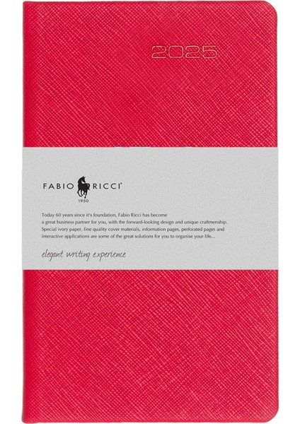 1030 2025 Günlük Ajanda 13 x 21 cm Kırmızı fiyatları