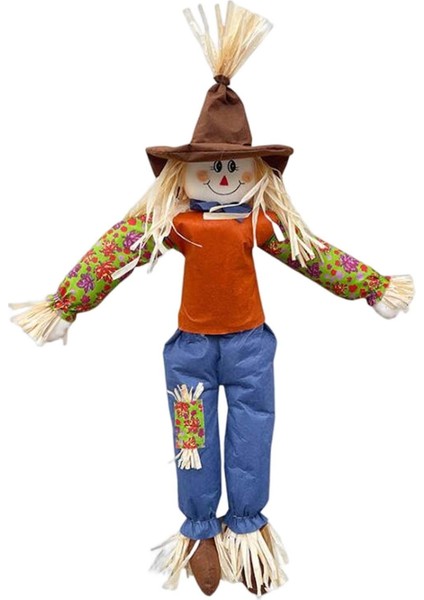 Sonbahar Hasadı Korkuluk Dekoru Ayaklı Korkuluk 47.24 Inç Açı Cadılar I Çocuğu (Yurt Dışından) modelleri