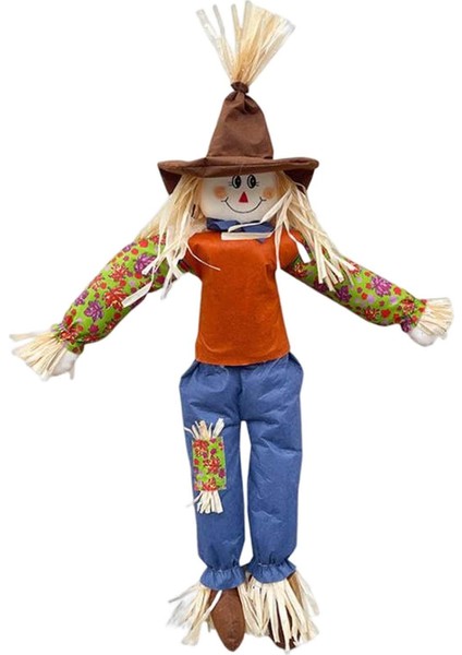 Sonbahar Hasadı Korkuluk Dekoru Ayaklı Korkuluk 47.24 Inç Açı Cadılar I Çocuğu (Yurt Dışından) fırsatları