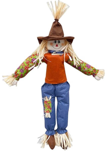 Sonbahar Hasadı Korkuluk Dekoru Ayaklı Korkuluk 47.24 Inç Açı Cadılar I Çocuğu (Yurt Dışından) indirimleri