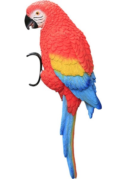 Simülasyon Papağan Heykeli Dekoratif Papağan Dekorasyonu I Papağ Makav Kırmızı (Yurt Dışından) fiyatları