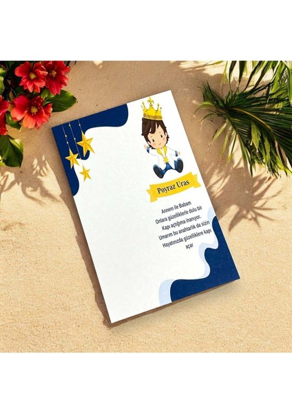 Sünnet Hatırası Anahtarlık Kartı 9,5X15 cm 49 Adet