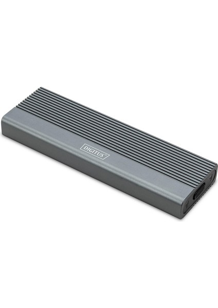 M.2 NVMe PCIe SSD için Mini Kutu, 10Gbps, USB 3.1 Gen2, alüminyum Digitus USB M.2 hard disk enclosure, SSD, external, NVMe, 10Gbps, USB 3.1 Gen2, aluminum, toolfree