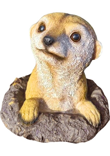 Meerkat Heykeli Yenilik Süsleri Açı Dekorasyonu Reçine Heykelcik (Yurt Dışından) indirimleri
