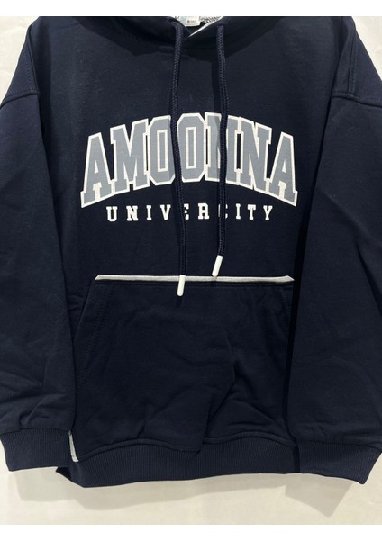 Uğurböceğiçocuk Amoonna Yazı Baskılı Kapuşonlu Sweat 42491 fırsatları