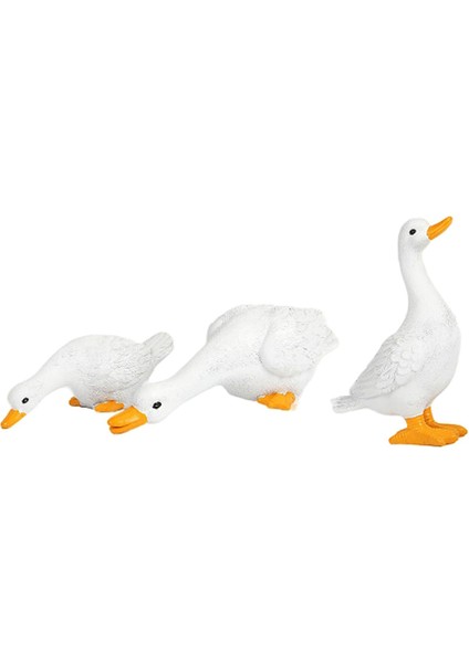3 Ördek Heykeli Reçine Ördek Figürleri Ördek Heykel Heykeli (Yurt Dışından) modelleri