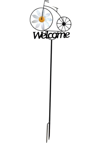 Metal Kazığı Dekor Dekoratif Heykel Yol Avlu Çiftlik (Yurt Dışından)