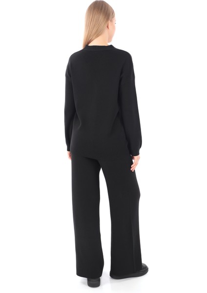 Kadın Pamuk Akrilik Karışımlı Hırka Pantolon Triko Takım indirimleri