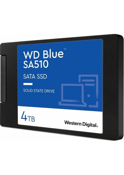 Wd Blue SA510, WDS400T3B0A, 4tb, 560/520, 3D Nand, 2,5&quot; Sata, SSD