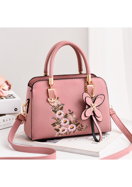 Baskılı Dekoratif Omuz Crossbody Taşınabilir Küçük Kare Çanta (Yurt Dışından)