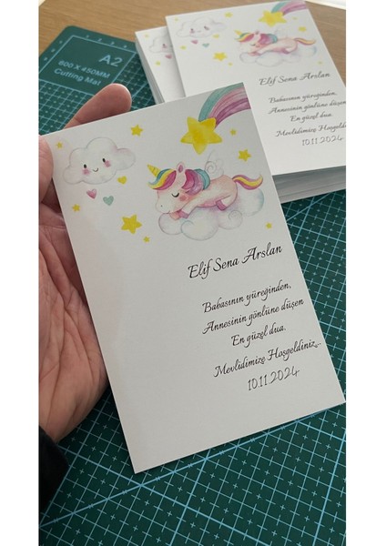 Mevlüt Hatırası Kartı 9,5X15 cm 49 Adet fiyatları