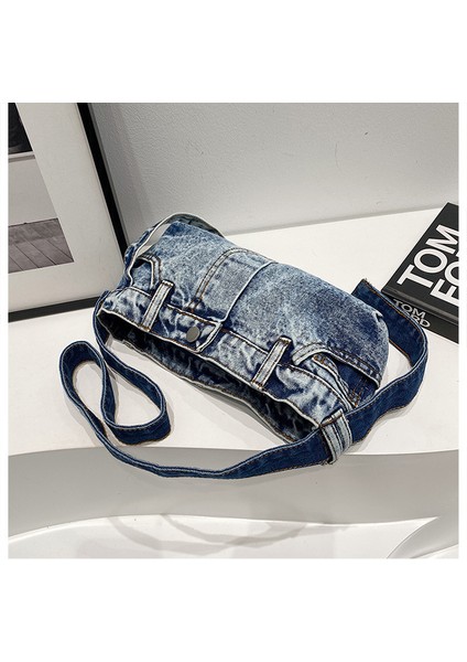 Jeans Kadın Çok Yönlü Omuz Çantası (Yurt Dışından) modelleri