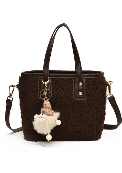 Peluş Vintage Omuz El Çanta (Yurt Dışından)