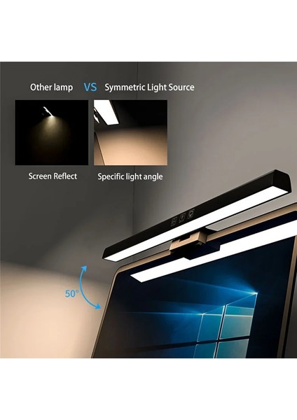 TB-30SA USB Kademeli Karartma 3 Renk Modlu Askılı Ayarlanabilir Monitör Aydınlatma Işığı