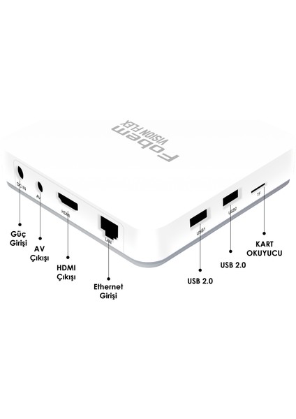 Vision Flex 6k Android Tv Box Medya Oynatıcı - Ses Komutlu Wi-Fi 4 GB Ram 32 GB Hafıza indirimleri