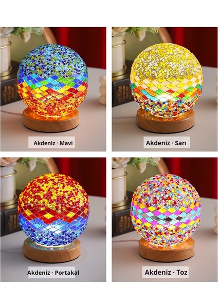 Barok Gece Lambası Romantik ve Özgür Bohem Yaratıcı Şarj Masa Lambası Dekoratif Cam Lamba (Yurt Dışından) modelleri